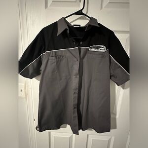 Harley Davidson Women’s Black and Gray Screamin EagleShop  Style Shirt - xxl